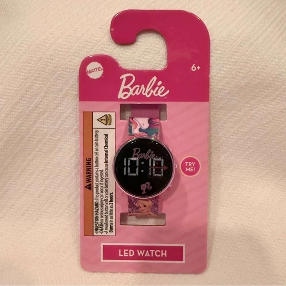 NWT Mattel Barbie LED watch with lights
